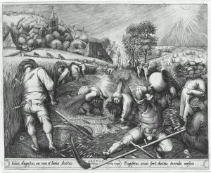Summer, from the Series The Four Seasons by Pieter Bruegel The Elder Oil Painting