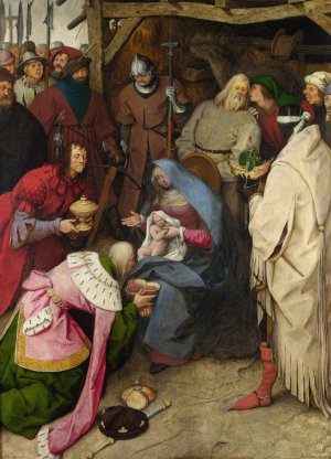 The Adoration of the Kings by Pieter Bruegel The Elder Oil Painting