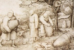 The Beekeepers and the Birdnester by Pieter Bruegel The Elder Oil Painting