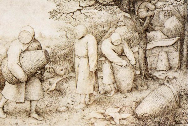 Main Product Photo of The Beekeepers and the Birdnester Painting by Pieter Bruegel The Elder