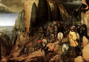 The Conversion of Saul painting by Pieter Bruegel The Elder