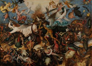 The Fall of the Rebel Angels by Pieter Bruegel The Elder Oil Painting