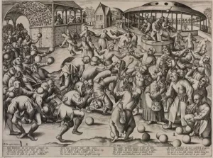 The Festival of Fools by Pieter Bruegel The Elder Oil Painting