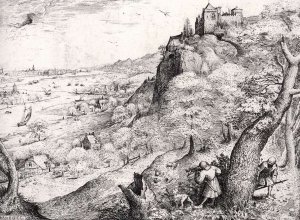 The Hare Hunt Oil painting by Pieter Bruegel The Elder