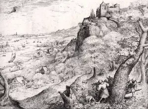 The Hare Hunt painting by Pieter Bruegel The Elder