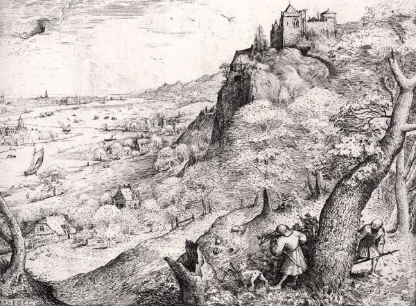 The Hare Hunt by Pieter Bruegel The Elder - Hand-Painted Oil Painting Reproduction
