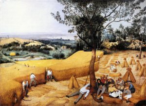 The Harvesters  by Pieter Bruegel The Elder Oil Painting