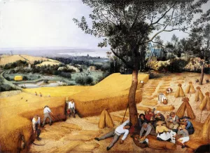 The Harvesters  by Pieter Bruegel The Elder Oil Painting