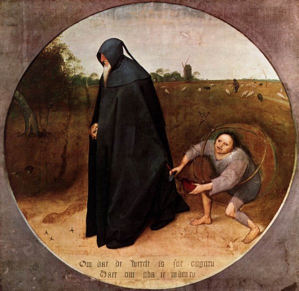 Main Product Photo of The Misanthrope Painting by Pieter Bruegel The Elder