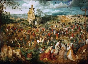 The Procession To Calvary by Pieter Bruegel The Elder Oil Painting