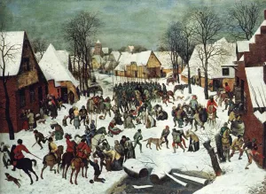 The Slaughter of the Innocents by Pieter Bruegel The Elder Oil Painting