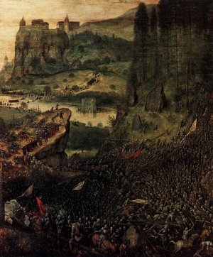 The Suicide of Saul Detail Oil painting by Pieter Bruegel The Elder