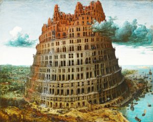 The Tower of Babel by Pieter Bruegel The Elder Oil Painting