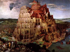The Tower of Babel Oil painting by Pieter Bruegel The Elder