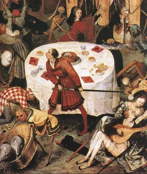 The Triumph of Death Detail by Pieter Bruegel The Elder - Oil Painting Reproduction
