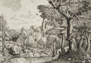 Wooded Region Pagus Nemorosus by Pieter Bruegel The Elder Oil Painting