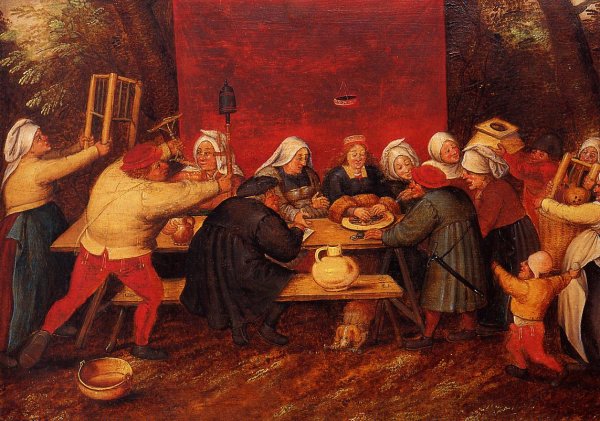Main Product Photo of Giving Presents at a Wedding Painting by Pieter Bruegel The Younger