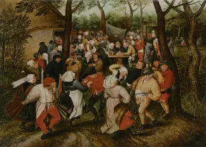 The Wedding Dance by Pieter Bruegel The Younger - Oil Painting Reproduction