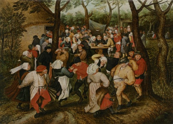 Main Product Photo of The Wedding Dance Painting by Pieter Bruegel The Younger