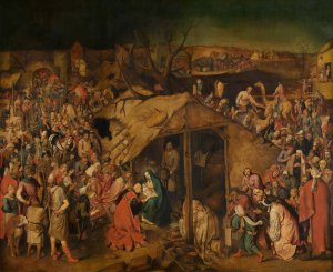The Adoration of the Magi by Pieter Brueghel The Younger Oil Painting