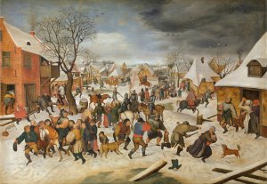 The Massacre of the Children at Bethlehem by Pieter Brueghel The Younger Oil Painting