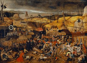 The Triumph of Death by Pieter Brueghel The Younger Oil Painting