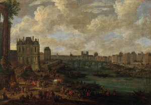 La Porte de la Conference by Pieter Casteels Oil Painting