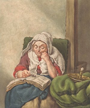 Zijn moeder, in de bijbel lezend by Pieter Christoffel Wonder Oil Painting