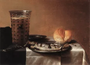 Still-Life with Herring by Pieter Claesz Oil Painting