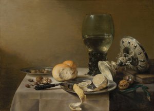 Still Life with Tazza by Pieter Claesz Oil Painting