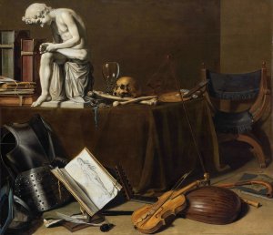 Vanitas Still Life with the Spinario by Pieter Claesz Oil Painting