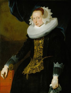 Portrait of a Woman by Pieter Claesz Soutman Oil Painting
