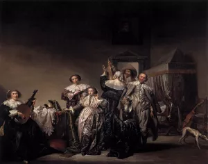 Gallant Company painting by Pieter Codde