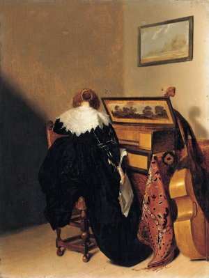 Lady Seated at Virginals