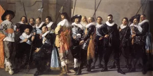 The Meagre Company by Pieter Codde - Oil Painting Reproduction