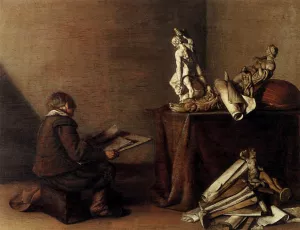 The Young Draughtsman painting by Pieter Codde
