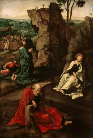 Agony in the Garden painting by Pieter Coecke Van Aelst