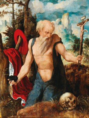 Saint Jerome by Pieter Coecke Van Aelst Oil Painting