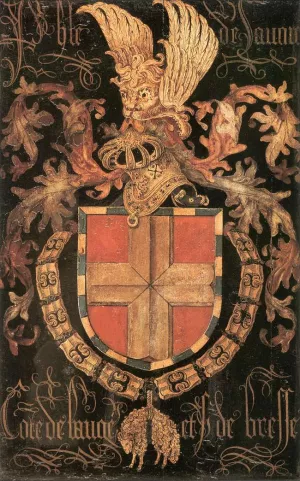 Coat-of-Arms of Philip of Savoy by Pieter Coustens - Oil Painting Reproduction