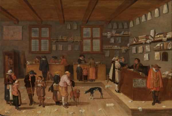The Lawyer's Office  by Pieter De Bloot - Hand-Painted Oil Painting Reproduction