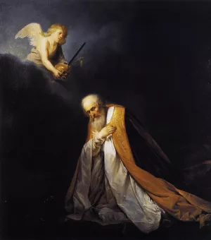 King David in Prayer painting by Pieter De Grebber