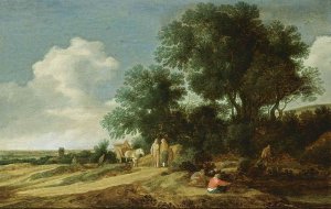 An Extensive Dune Landscape Oil painting by Pieter De Molyn