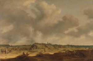 Frederik Hendrik's Siege of 's-Hertogenbosch, 1629 by Pieter De Neyn Oil Painting
