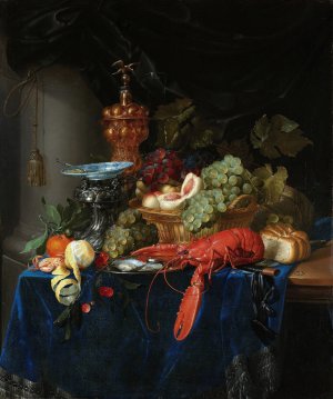 Still Life with Golden Goblet by Pieter De Ring Oil Painting
