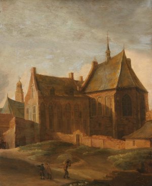 Convent of Saint Agnes in Utrecht by Pieter Des Ruelles Oil Painting