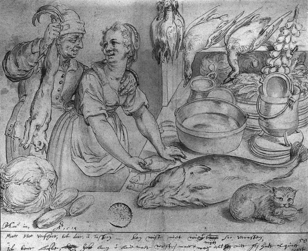 Main Product Photo of Kitchen Scene Painting by Pieter Feddes