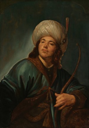 An Oriental by Pieter Fransz De Grebber Oil Painting