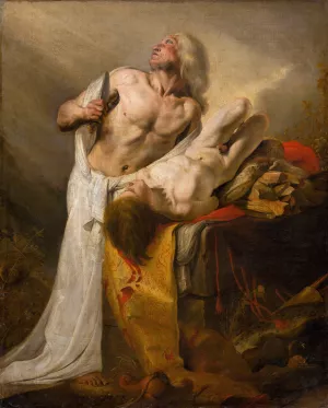 The Sacrifice of Isaac by Pieter Fransz De Grebber Oil Painting