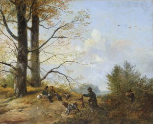 Rast nach der Jagd by Pieter Gerardus Van Os Oil Painting