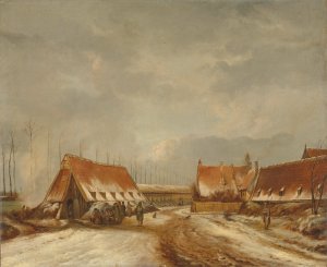 The Casemates before Naarden, 1814 by Pieter Gerardus Van Os Oil Painting